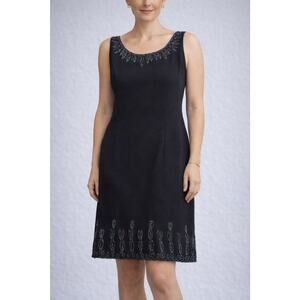 Vintage 90S Y2K Night Way Beat It Sleeveless Formal Cocktail Dress Size Small S￼